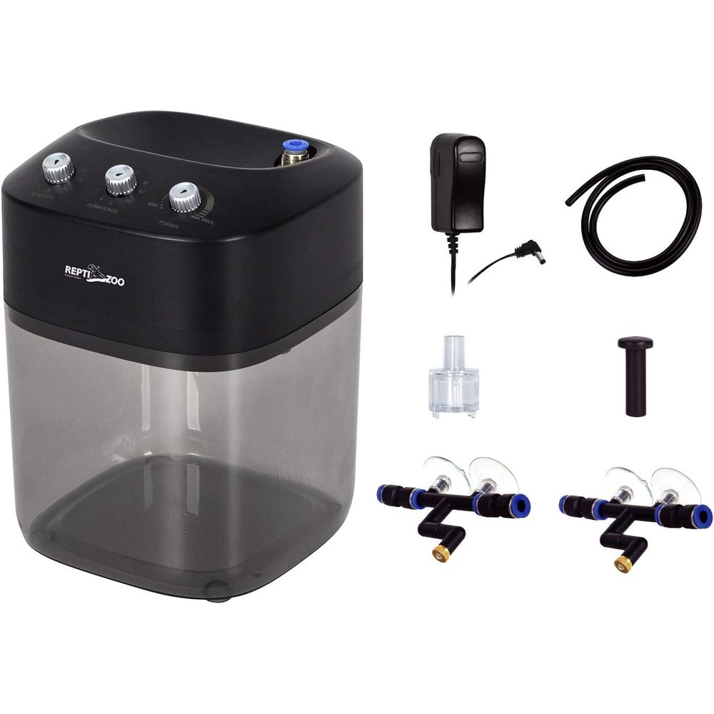 Misting Nozzle Reptile - Adjustable 2.2L Silent Misting System for