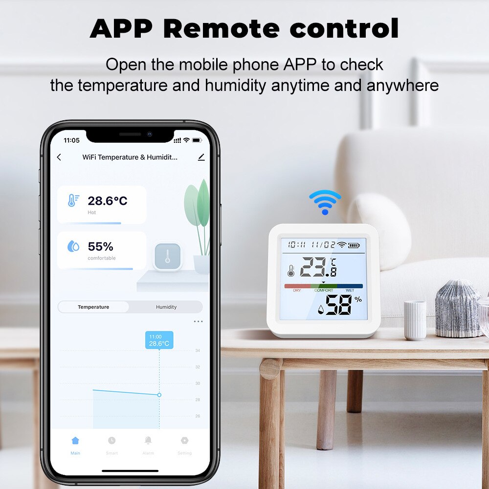 Tuya New WiFi Temperature Humi - đánh giá và giá Digital Hygrometer Probe