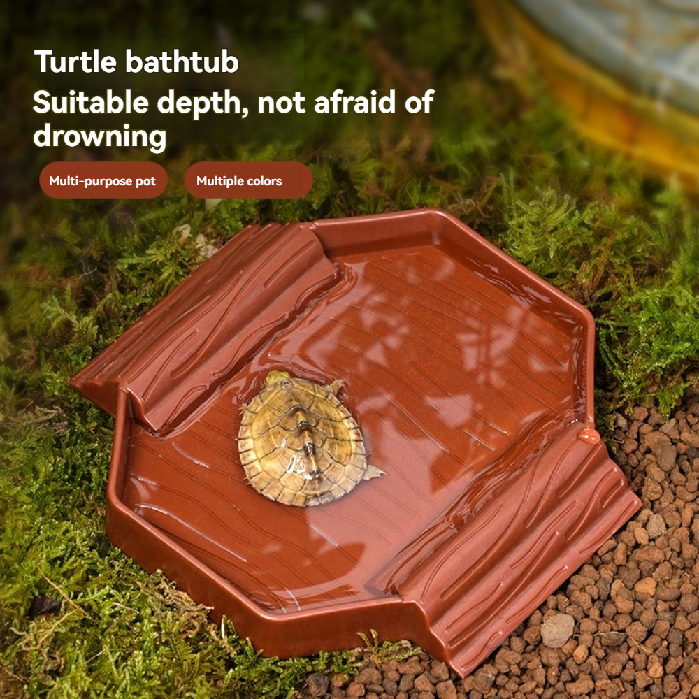 Yellow edge turtle bath basin  - đánh giá và giá Water Dish Reptile