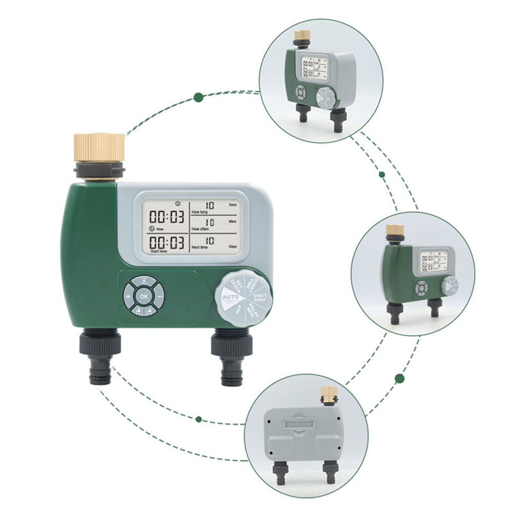 Electronic Garden Hose Water T - đánh giá và giá Timer Dual Outlet