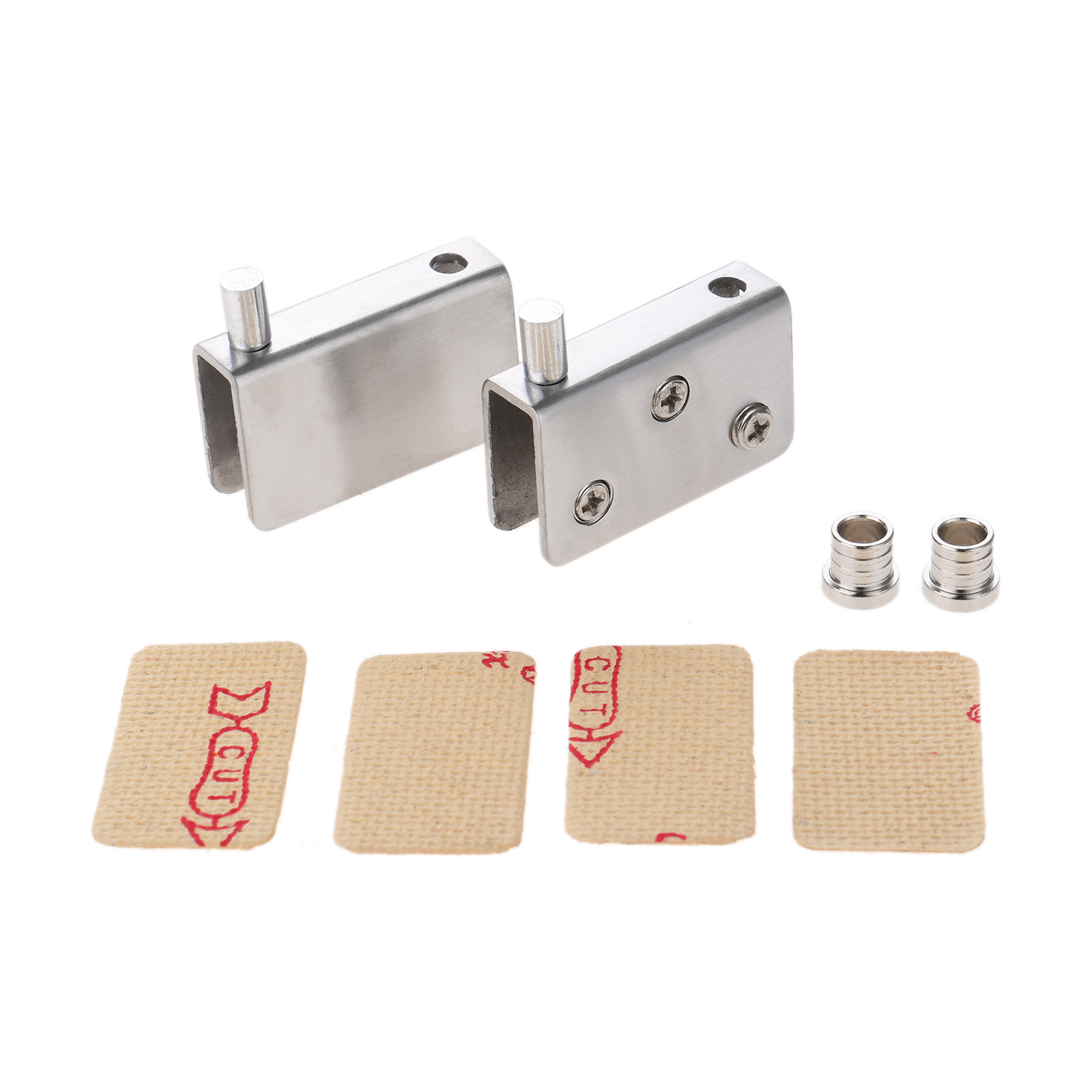 2 Pcs Glass Shelf Clamp Pivot  - đánh giá và giá Glass Door Hinge