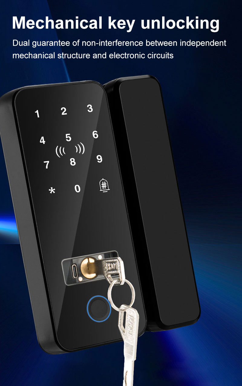 Bluetooth Electronic Glass LOC - đánh giá và giá Glass Door Hinge
