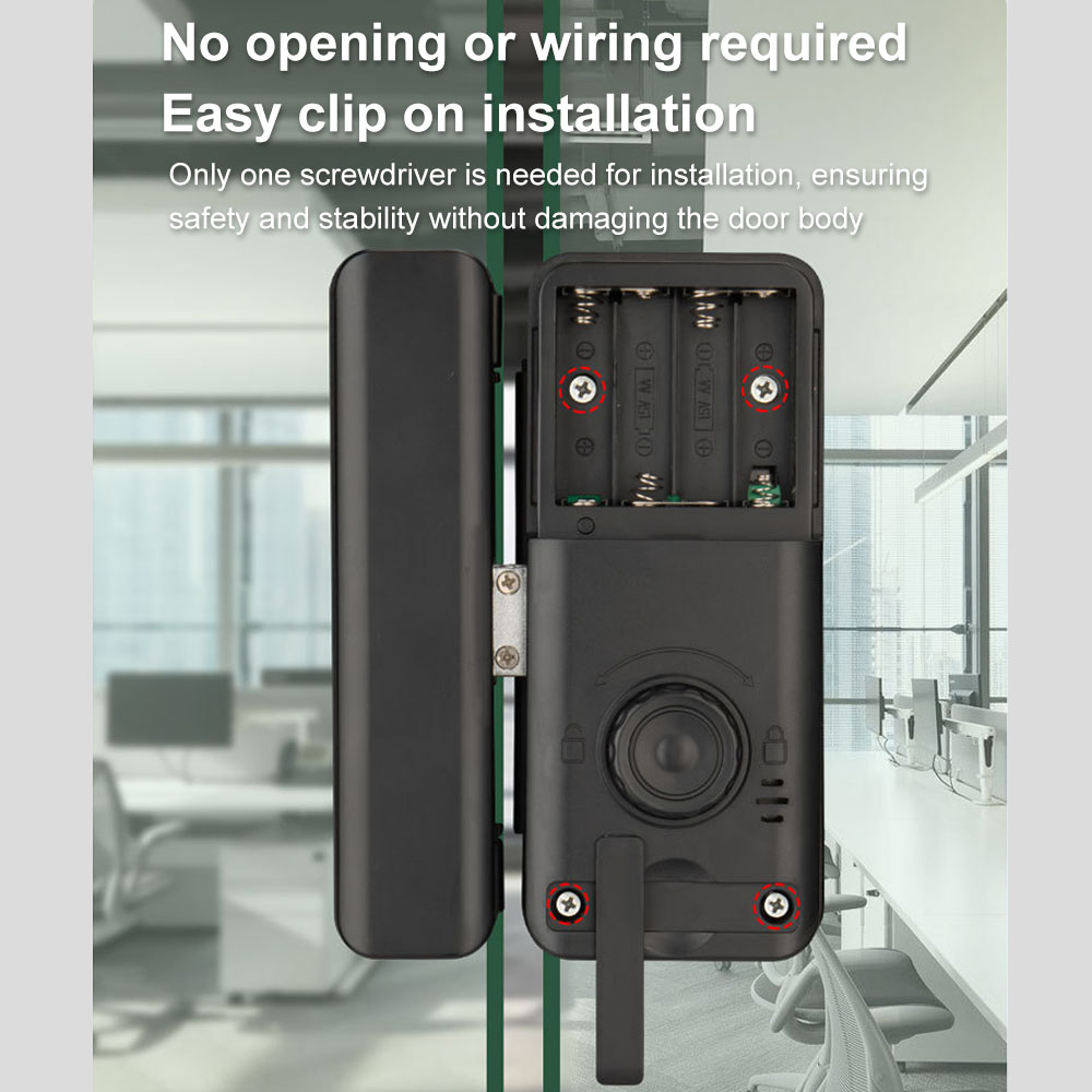 Bluetooth Electronic Glass LOC - đánh giá và giá Glass Door Hinge