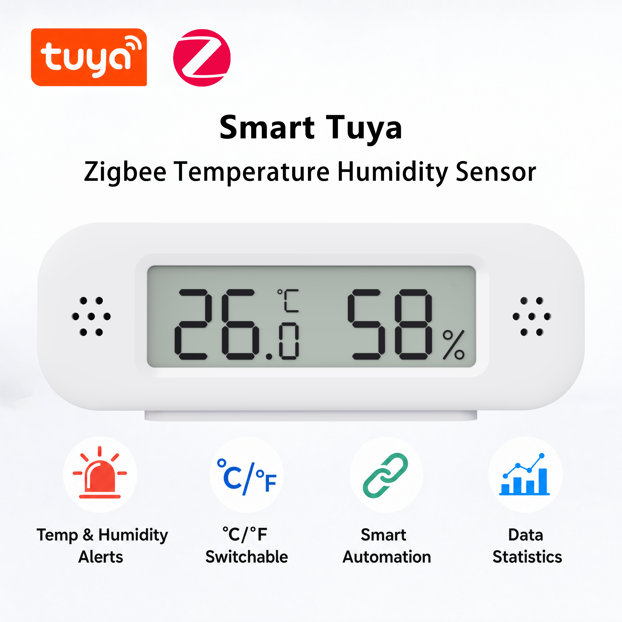 Tuya Zigbee 3.0 Mini Temperatu - đánh giá và giá Digital Hygrometer Probe