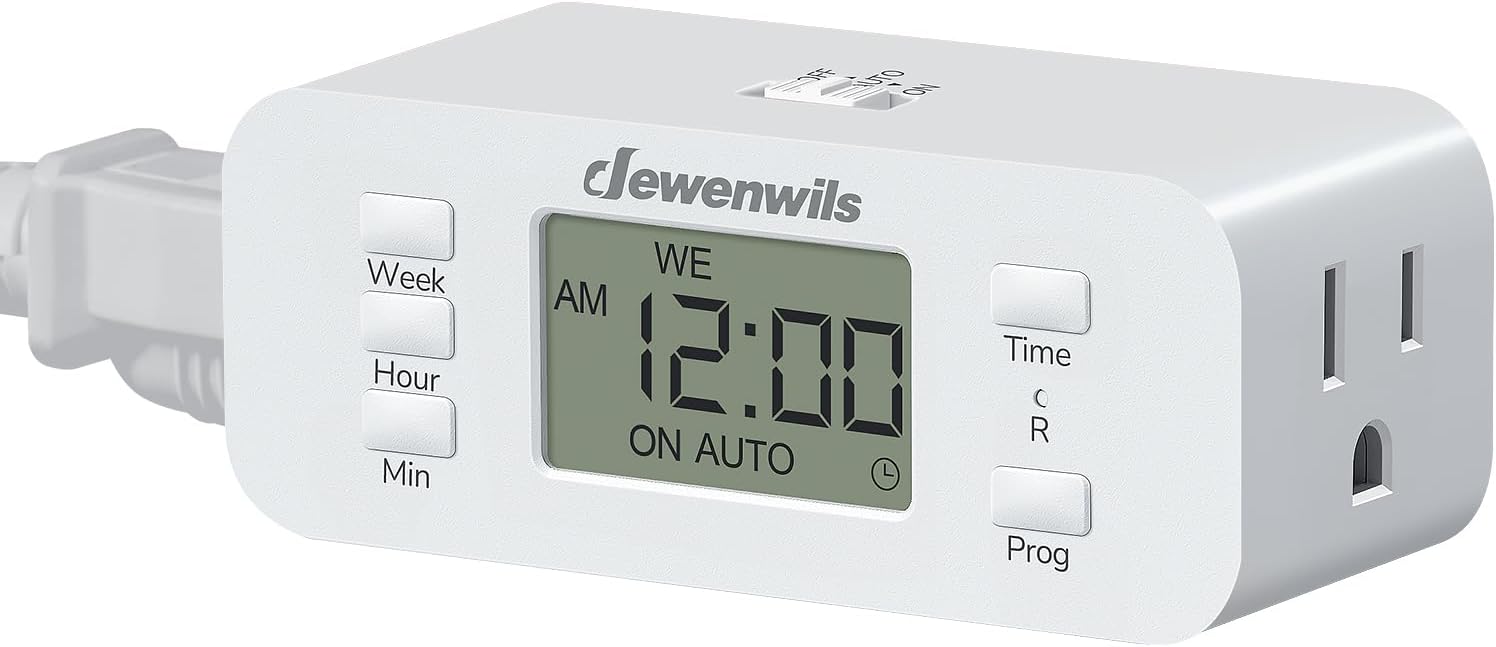 Dual Outlet Digital Timer for  - đánh giá và giá Timer Dual Outlet