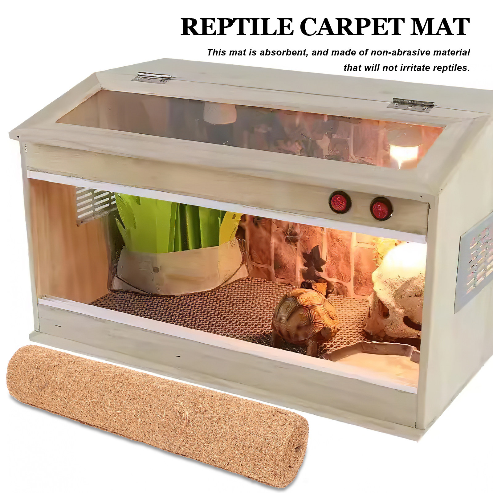 Coconut Fiber Reptile Carpet M - đánh giá và giá Substrate Coconut Fiber