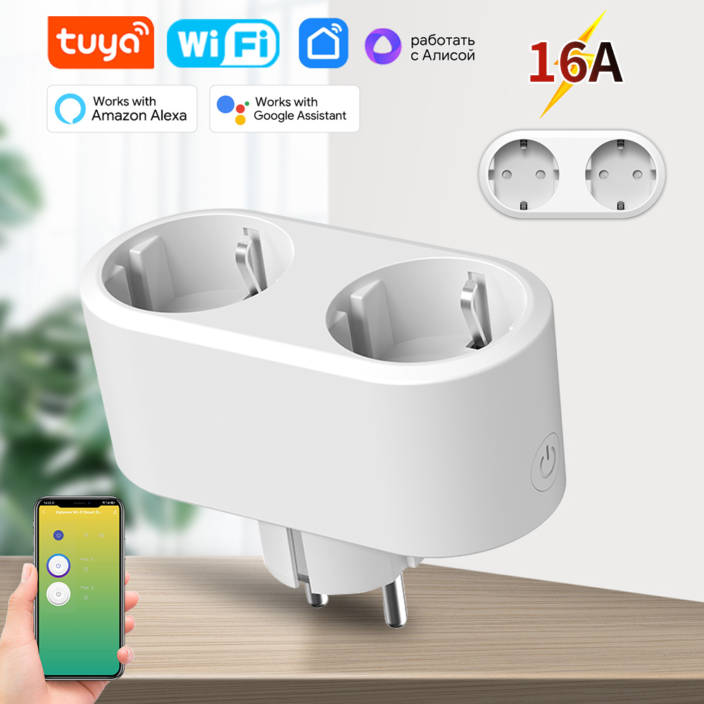 WiFi Smart Plug Dual Outlet 16 - đánh giá và giá Timer Dual Outlet