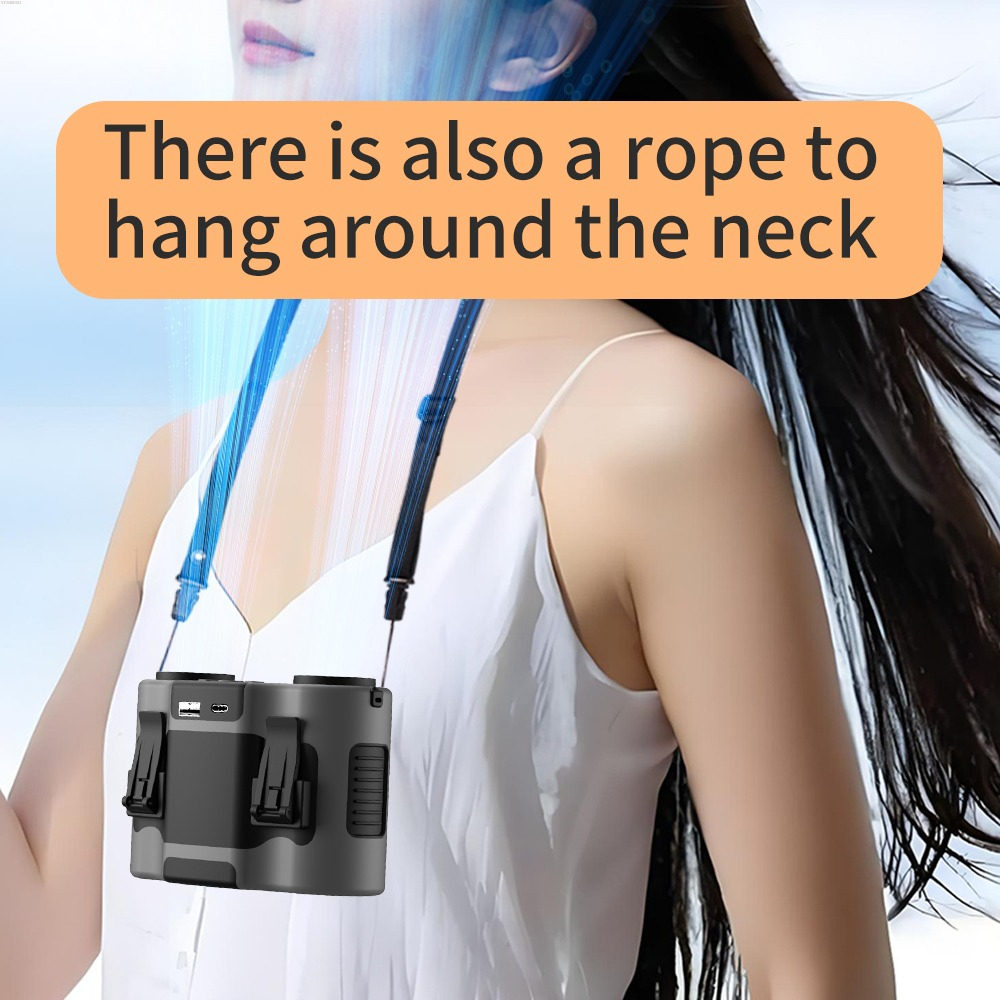Portable Waist Clip Fan 5-spee - đánh giá và giá Timer Dual Outlet