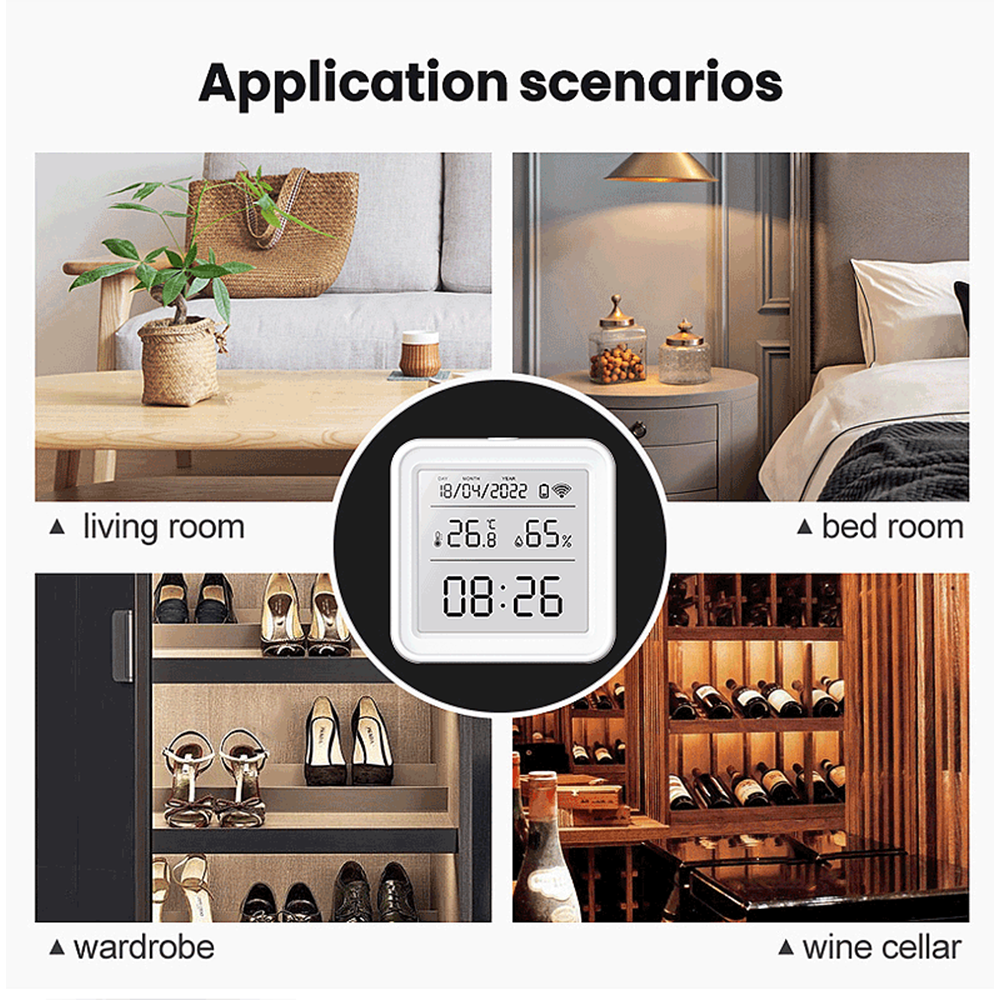 Tuya WIFI Temperature Humidity - đánh giá và giá Digital Hygrometer Probe