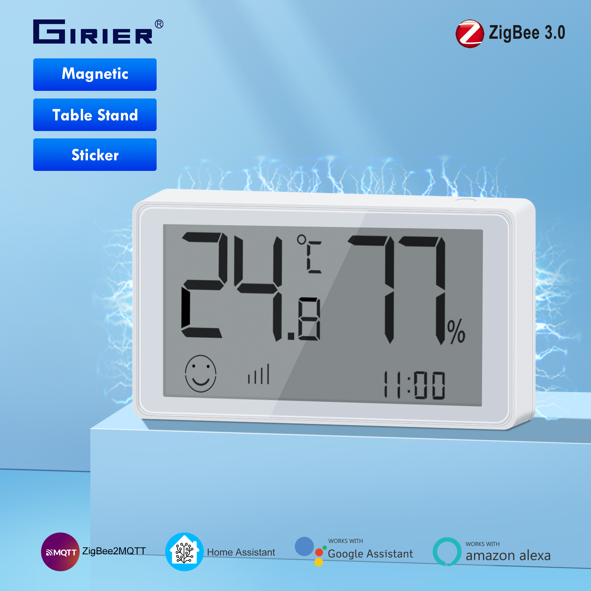 GIRIER ZigBee 3.0 Smart Temper - đánh giá và giá Digital Hygrometer Probe