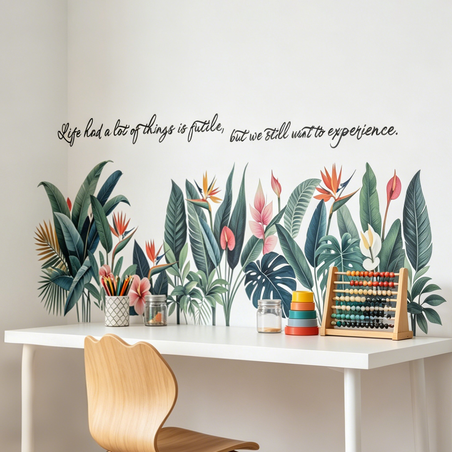 Tropical background wall stick - đánh giá và giá Pvc Panel Background