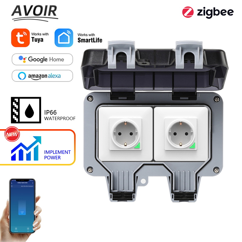 Avoir Tuya Zigbee Electrical S - đánh giá và giá Timer Dual Outlet
