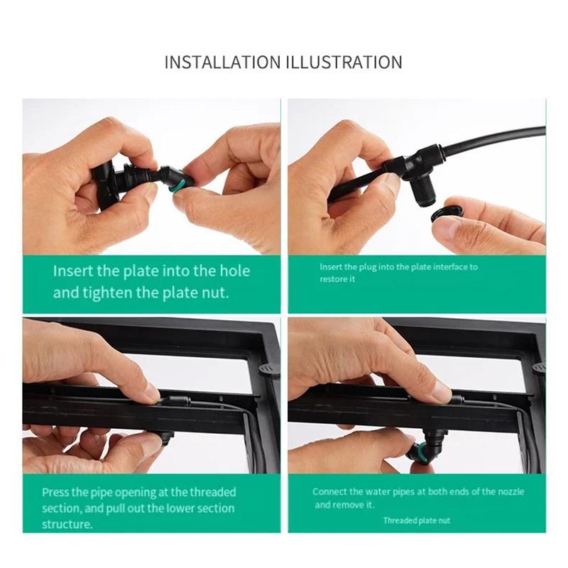360° Nozzle System for Atomize - đánh giá và giá Misting Nozzle Reptile