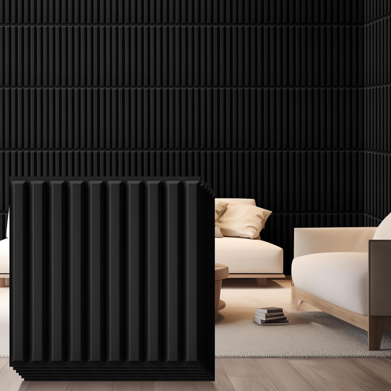 32 Pcs 3D Slat Wall Panels, 12 - đánh giá và giá Pvc Panel Background