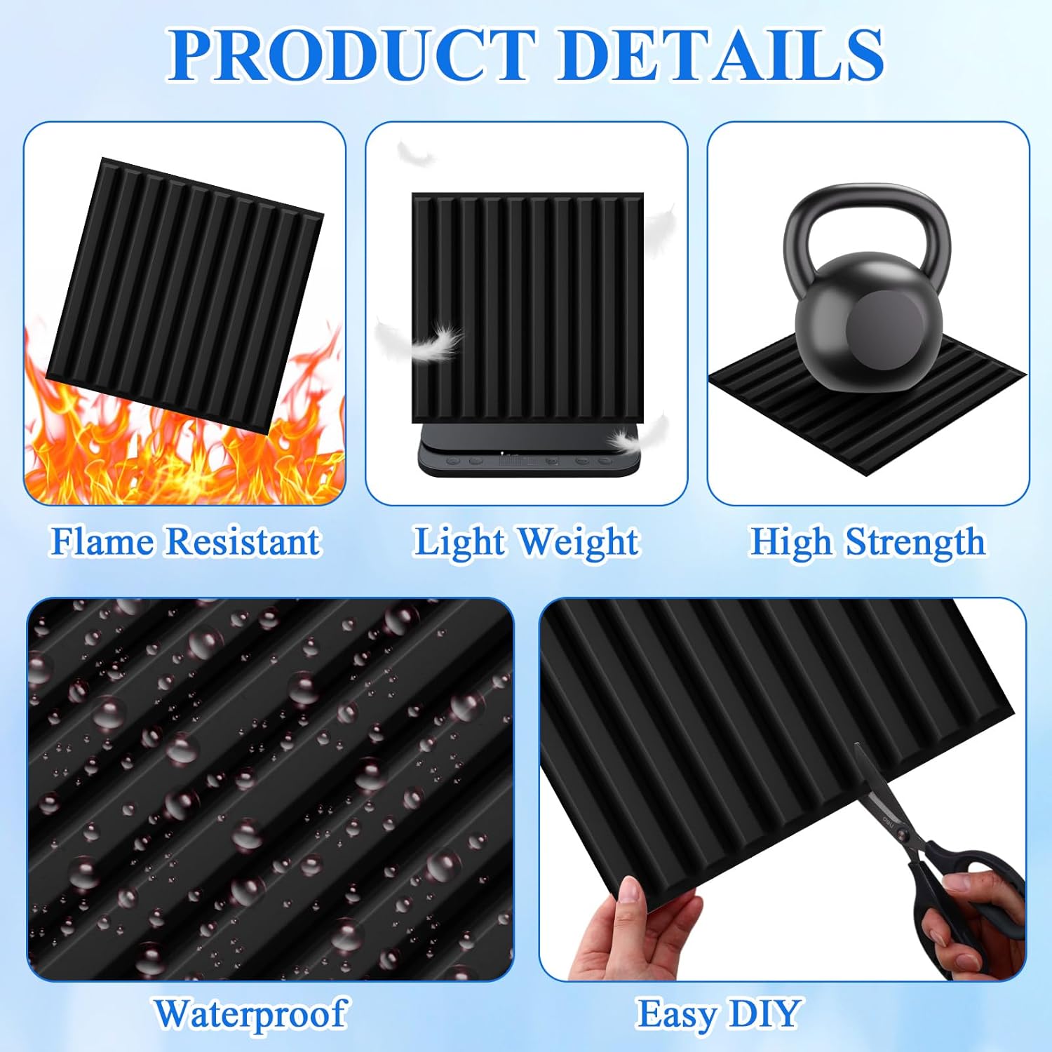 32 Pcs 3D Slat Wall Panels, 12 - đánh giá và giá Pvc Panel Background