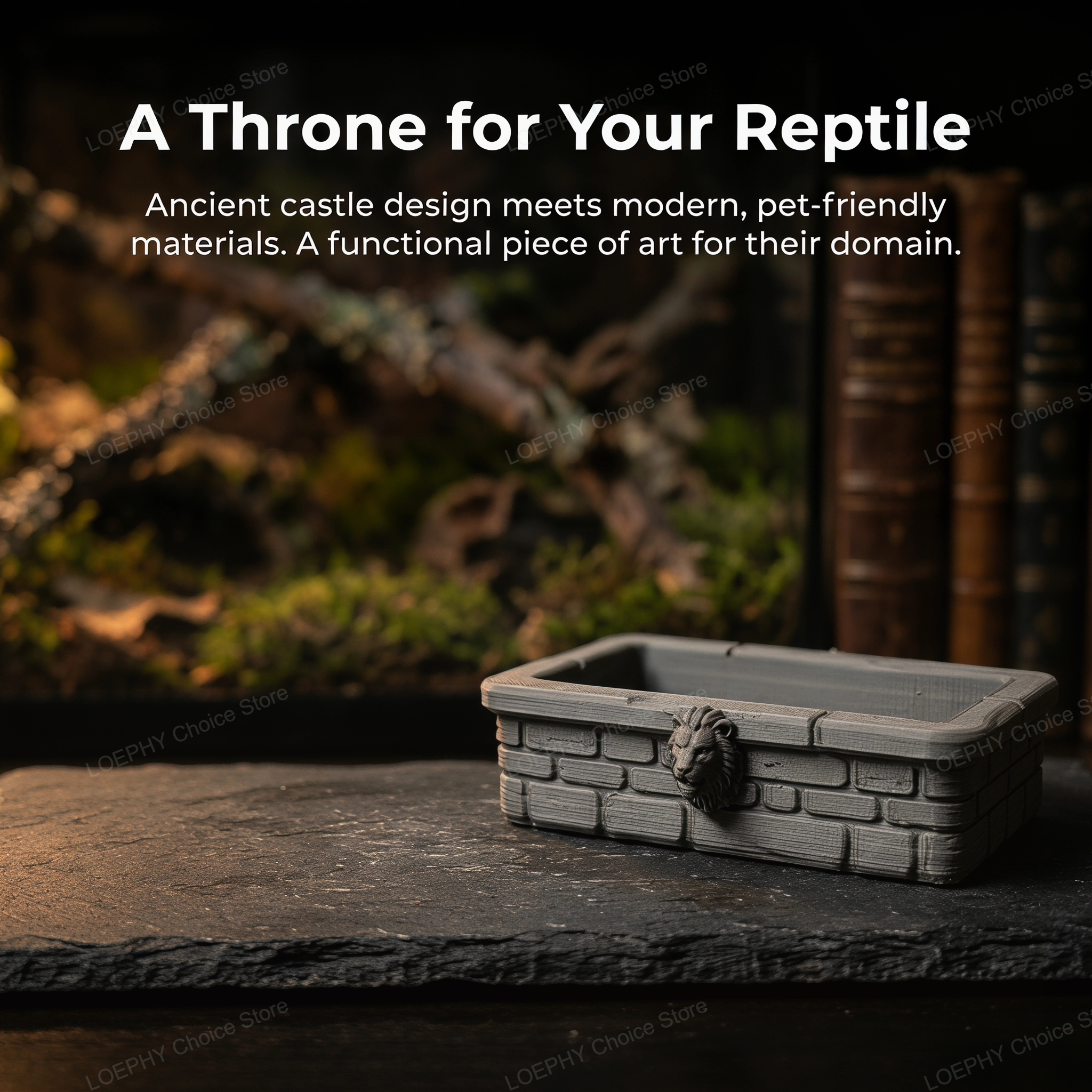 Reptile Water Bowl 3D Printed  - đánh giá và giá Water Dish Reptile