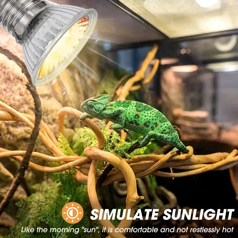 25/50/75W UVB Reptile Lamp Bul - đánh giá và giá Calcium Powder Reptile