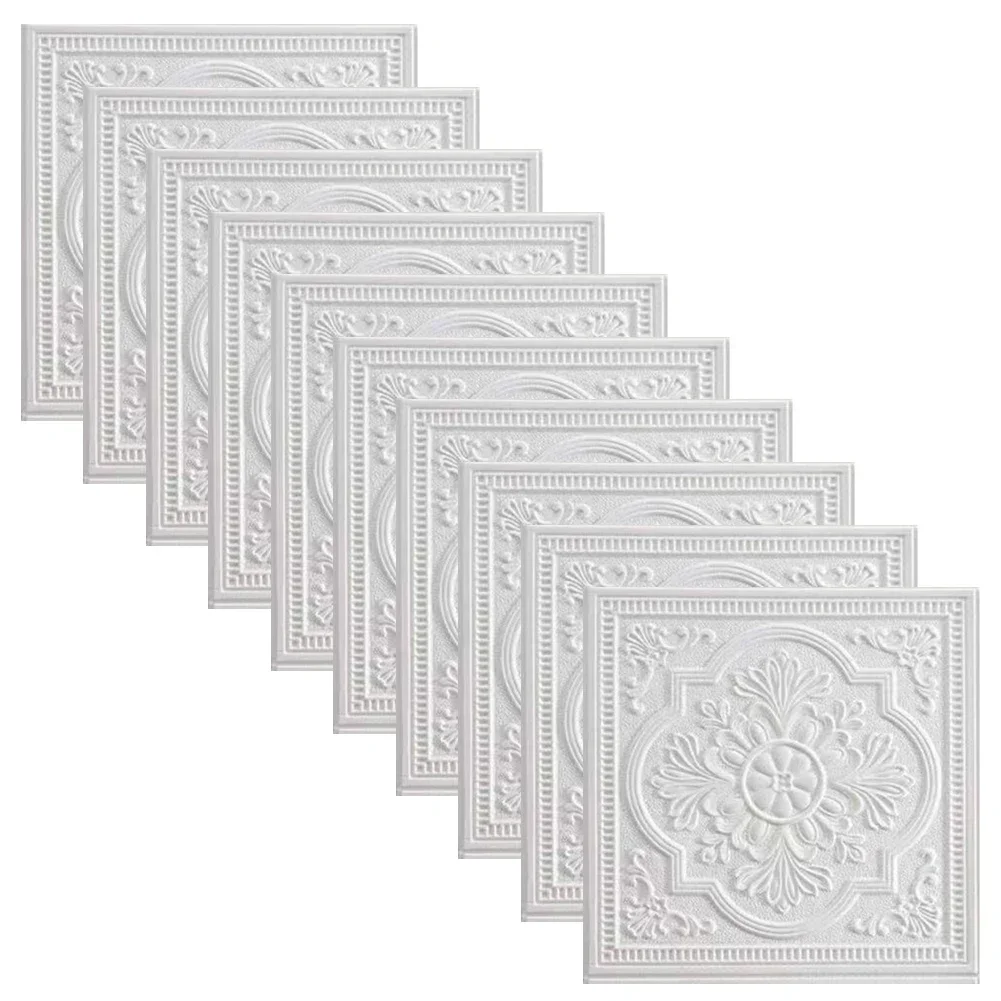 1/10 Pc 3D Wall Panel Wall Sti - đánh giá và giá Pvc Panel Background