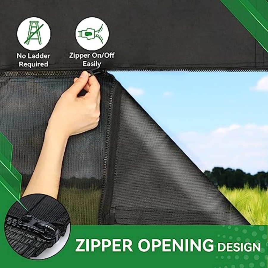RV Awning Shade Screen 9' x 15 - đánh giá và giá Screen Top Mesh